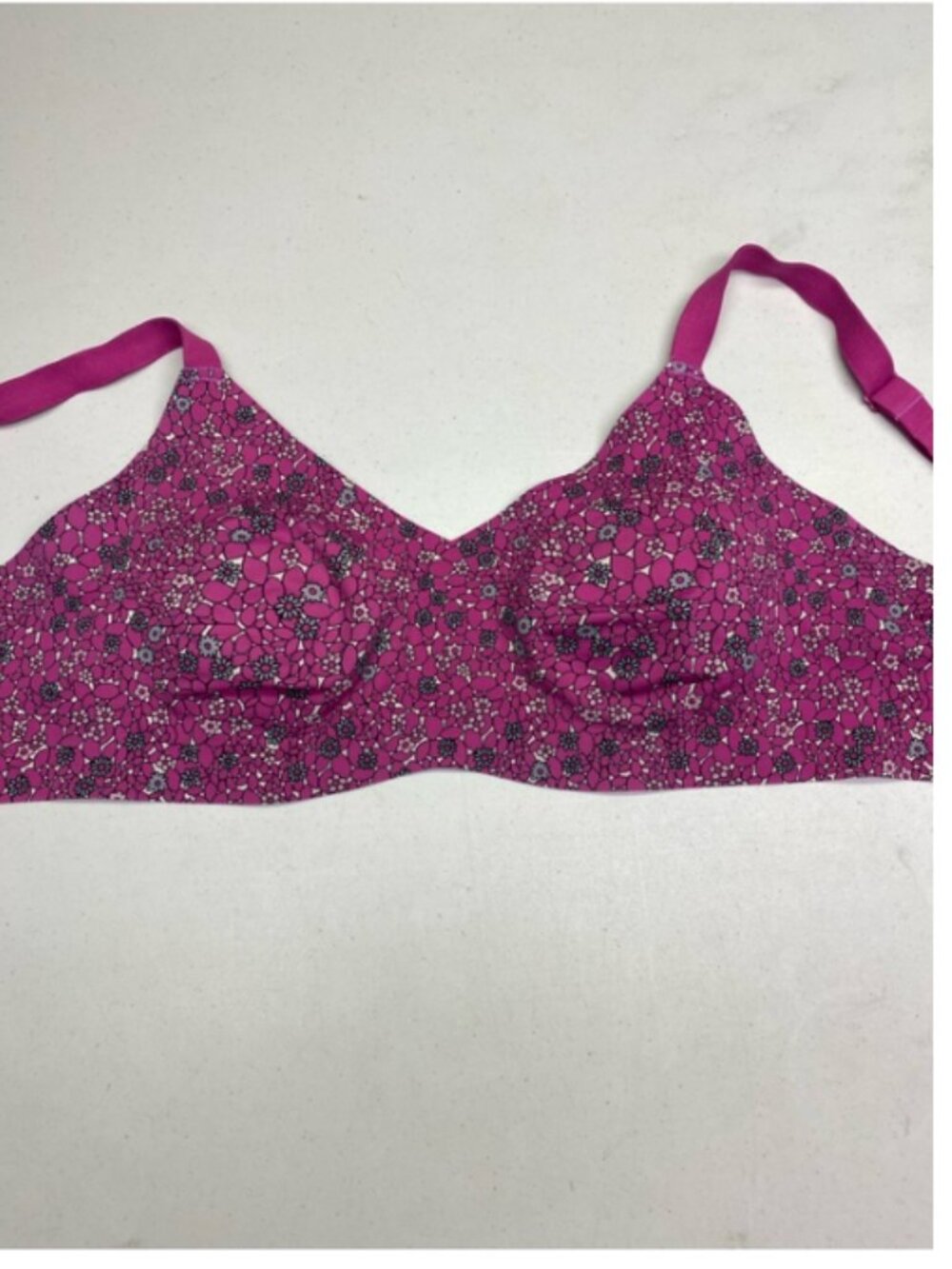 Anna Sui x Knix Pink Floral Wireless Bralette Size 5 (L) *P1014